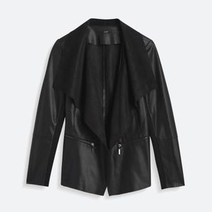 Lexine faux leather jacket